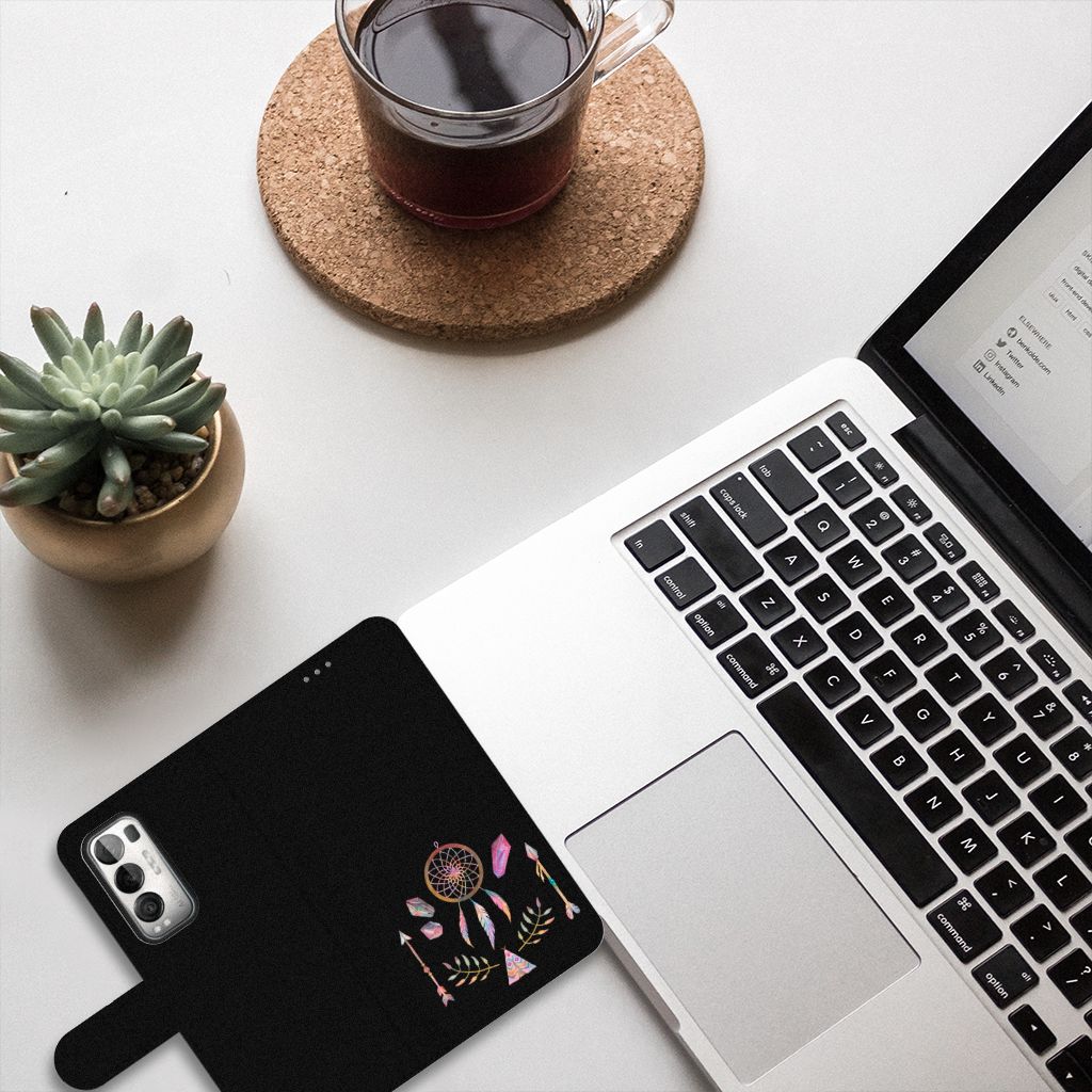 OPPO Find X3 Neo 5G Leuk Hoesje Boho Dreamcatcher
