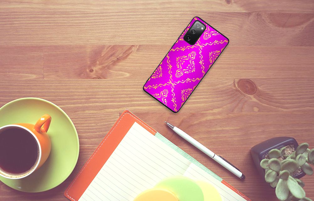 Back Cover Samsung Galaxy S20 FE Barok Roze B2C Telecom