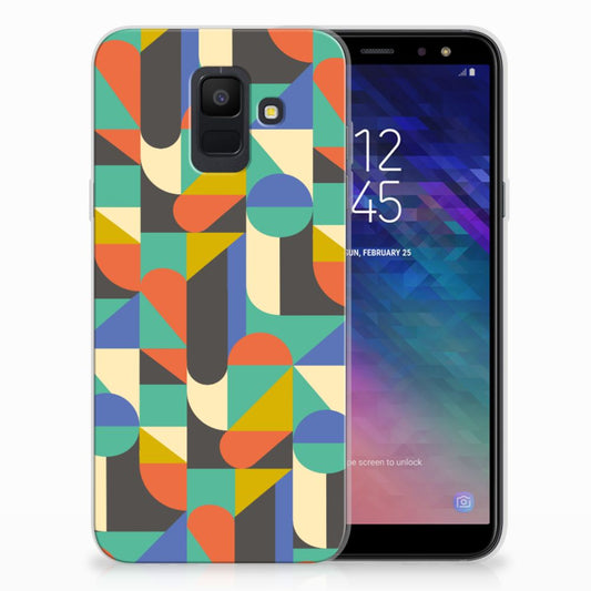 Samsung Galaxy A6 (2018) TPU bumper Funky Retro