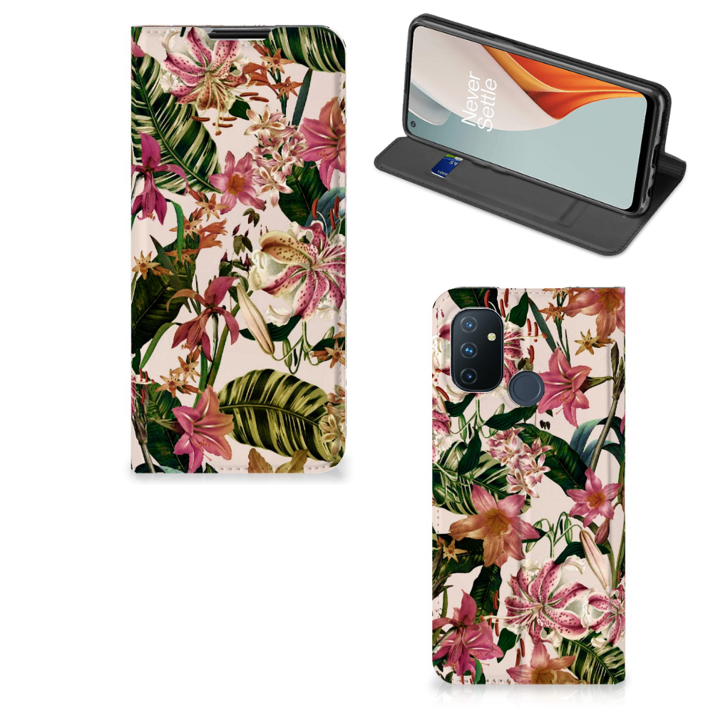 OnePlus Nord N100 Smart Cover Flowers - B2C Telecom
