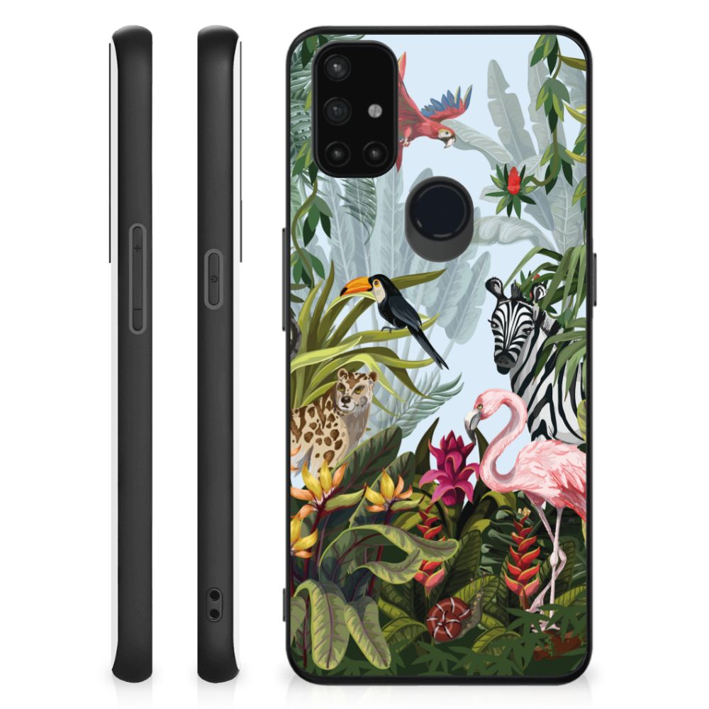 Dierenprint Telefoonhoesje voor OnePlus Nord N10 5G Jungle