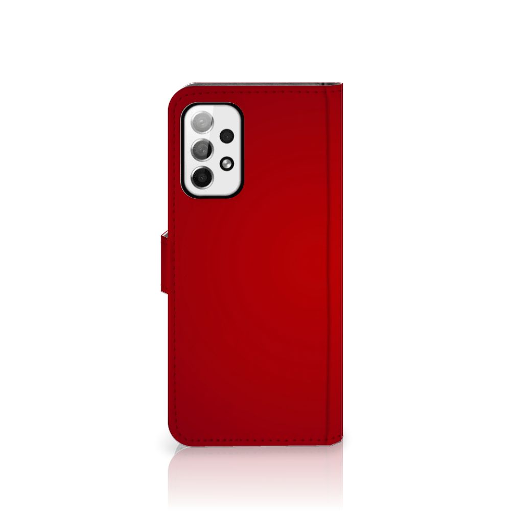 Samsung Galaxy A73 5G Wallet Case met Pasjes Liefde - Origineel Romantisch Cadeau