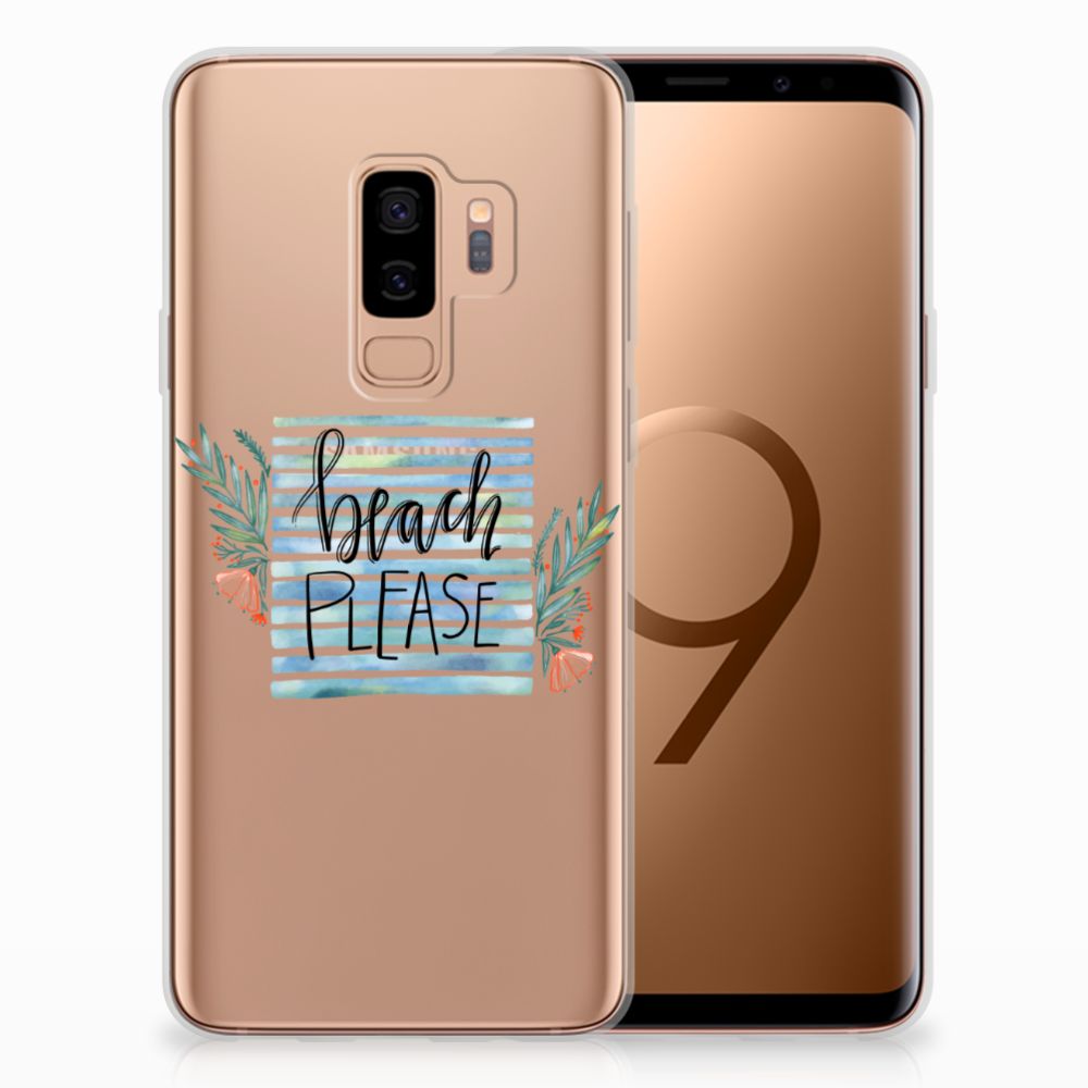 Samsung Galaxy S9 Plus Telefoonhoesje met Naam Boho Beach