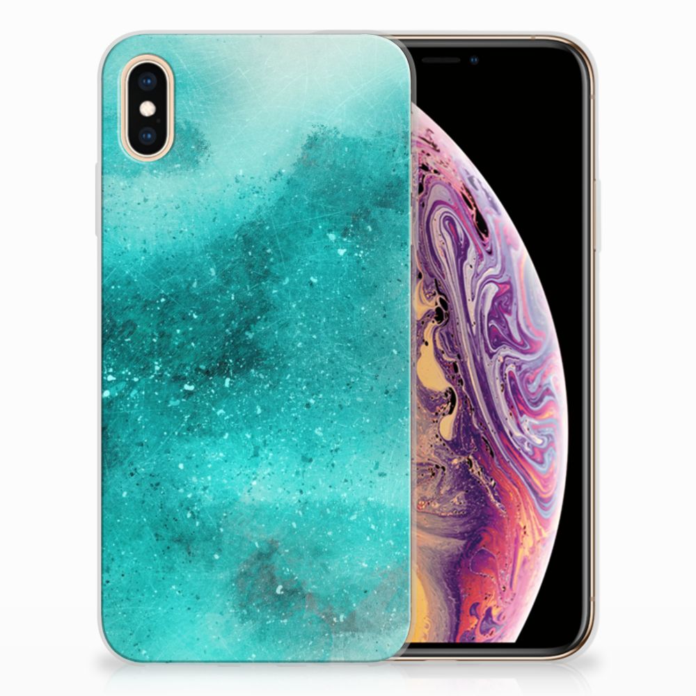 Hoesje maken Apple iPhone Xs Max Painting Blue