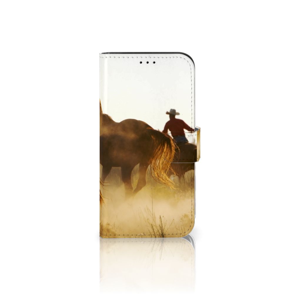 iPhone 13 Pro Telefoonhoesje met Pasjes Design Cowboy