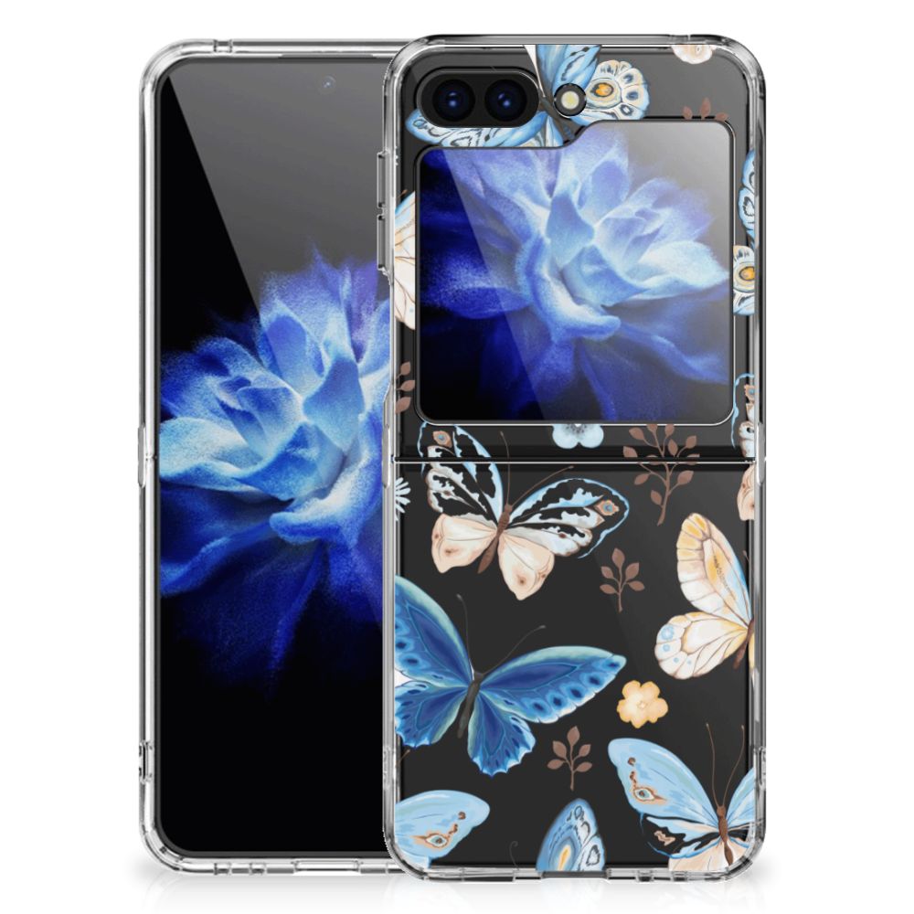 TPU Hoesje voor Samsung Galaxy Z Flip 5 Vlinder