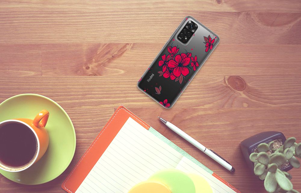 Xiaomi Redmi 10 | Redmi Note 11 4G TPU Case Blossom Red