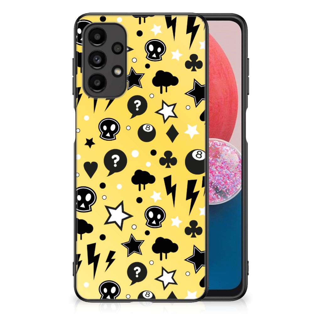 Telefoonhoesje Samsung Galaxy A13 4G Punk Geel B2C Telecom