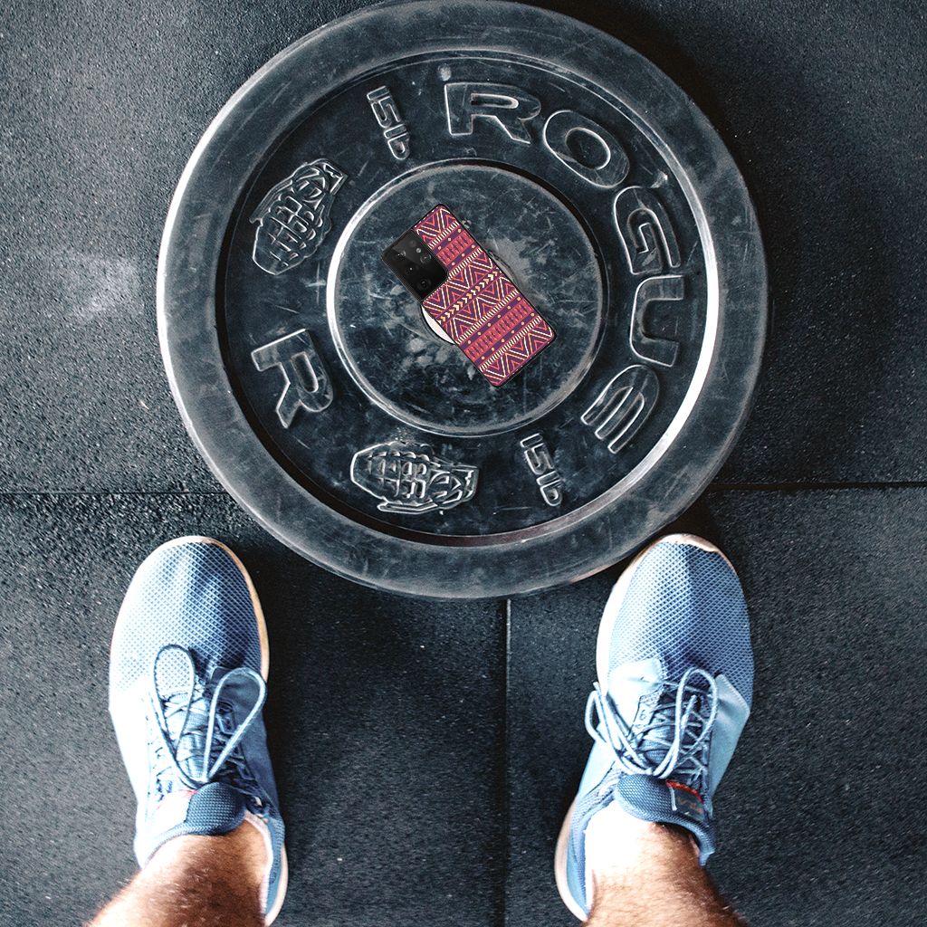 Samsung Galaxy S21 Ultra Back Case Aztec Paars B2C Telecom