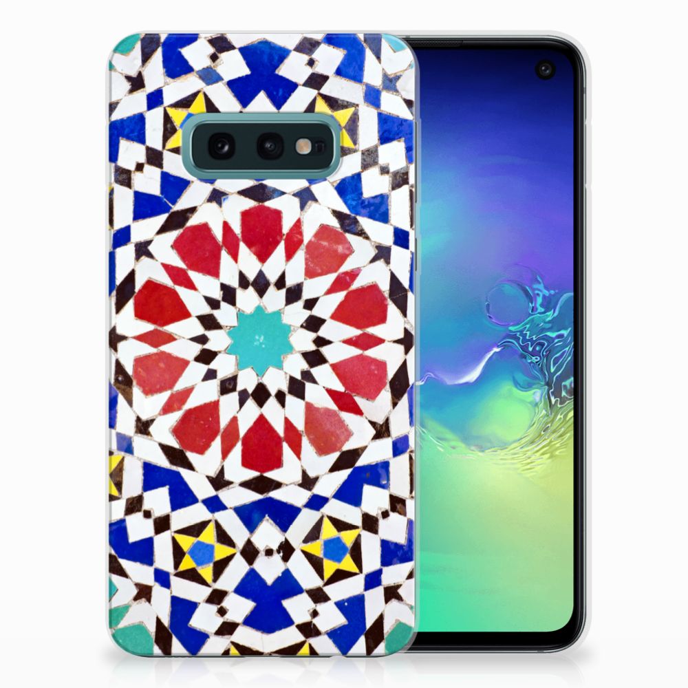 Samsung Galaxy S10e TPU Siliconen Hoesje Mozaïek