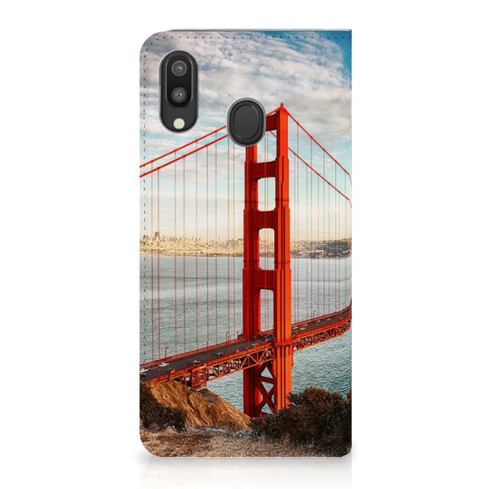 Samsung Galaxy M20 Book Cover Golden Gate Bridge