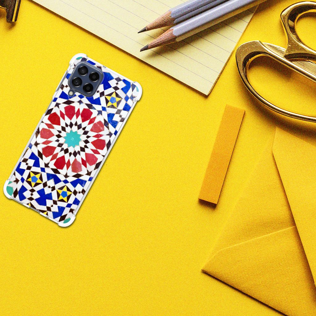 Samsung Galaxy M53 Anti-Shock Hoesje Mozaïek B2C Telecom