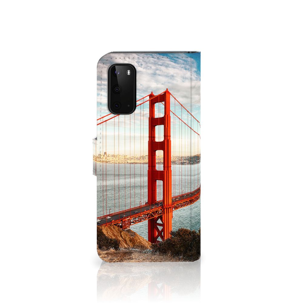 Samsung Galaxy S20 Flip Cover Golden Gate Bridge