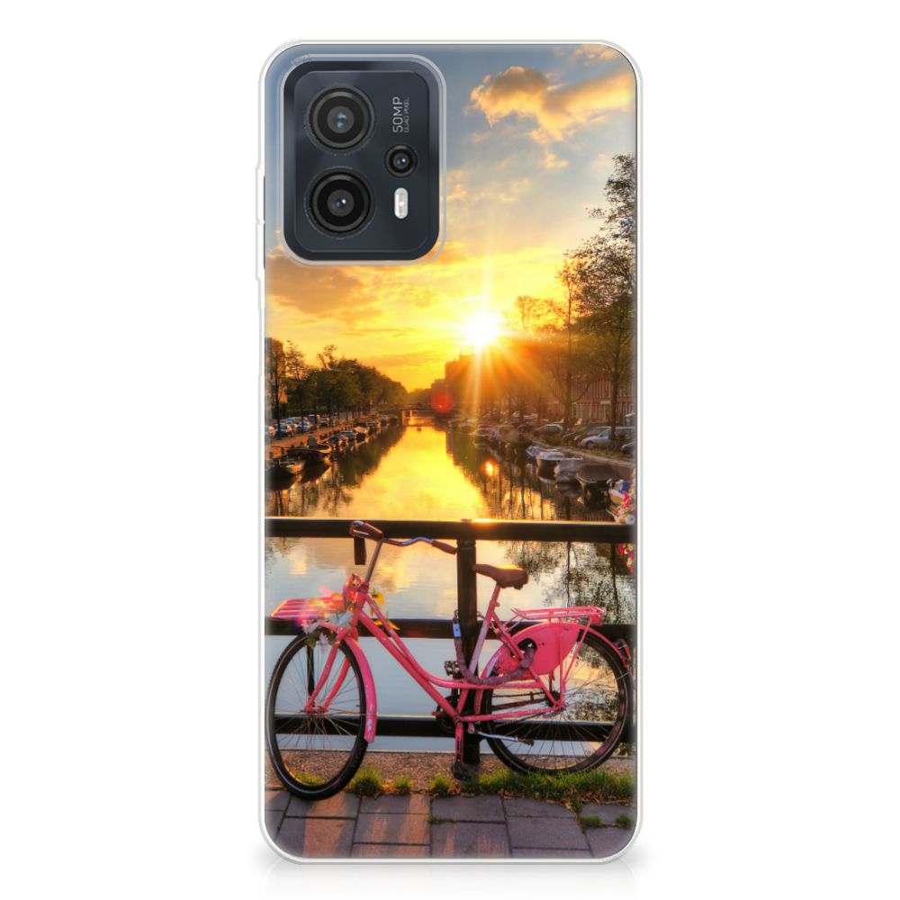 Motorola Moto G23 | G13 Siliconen Back Cover Amsterdamse Grachten