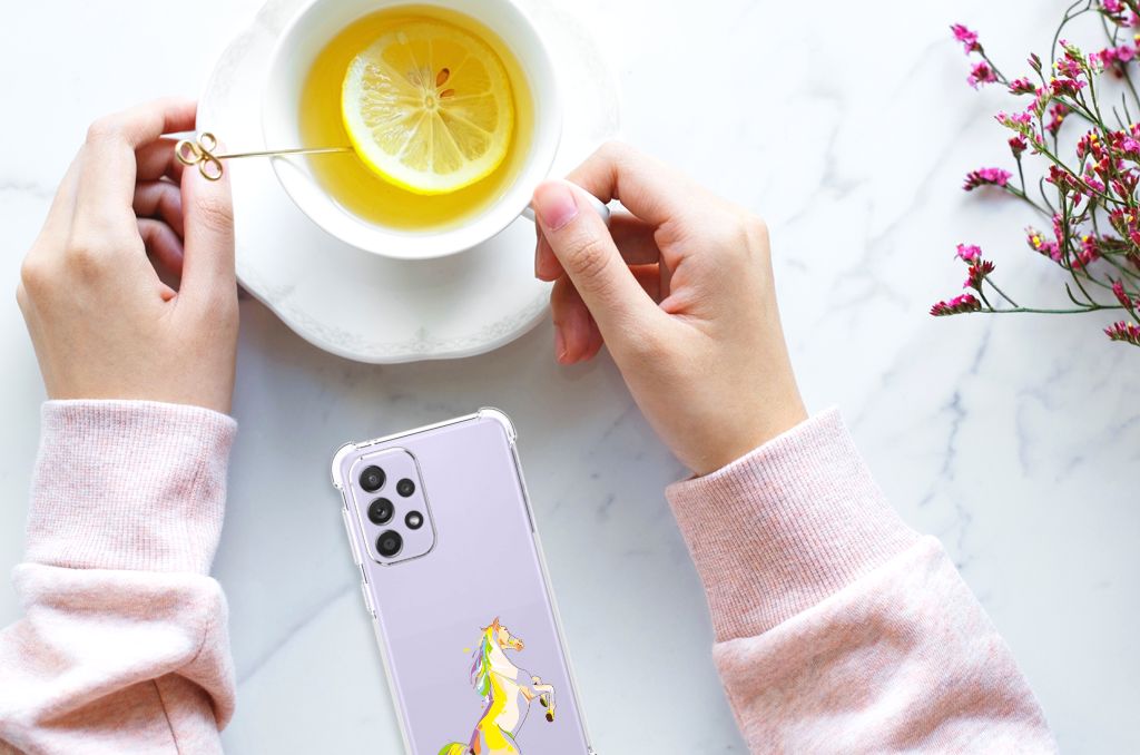 Samsung Galaxy A33 Stevig Bumper Hoesje Horse Color B2C Telecom