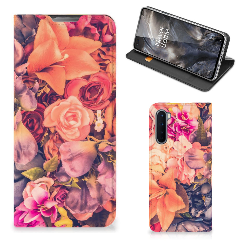 OnePlus Nord Smart Cover Bosje Bloemen