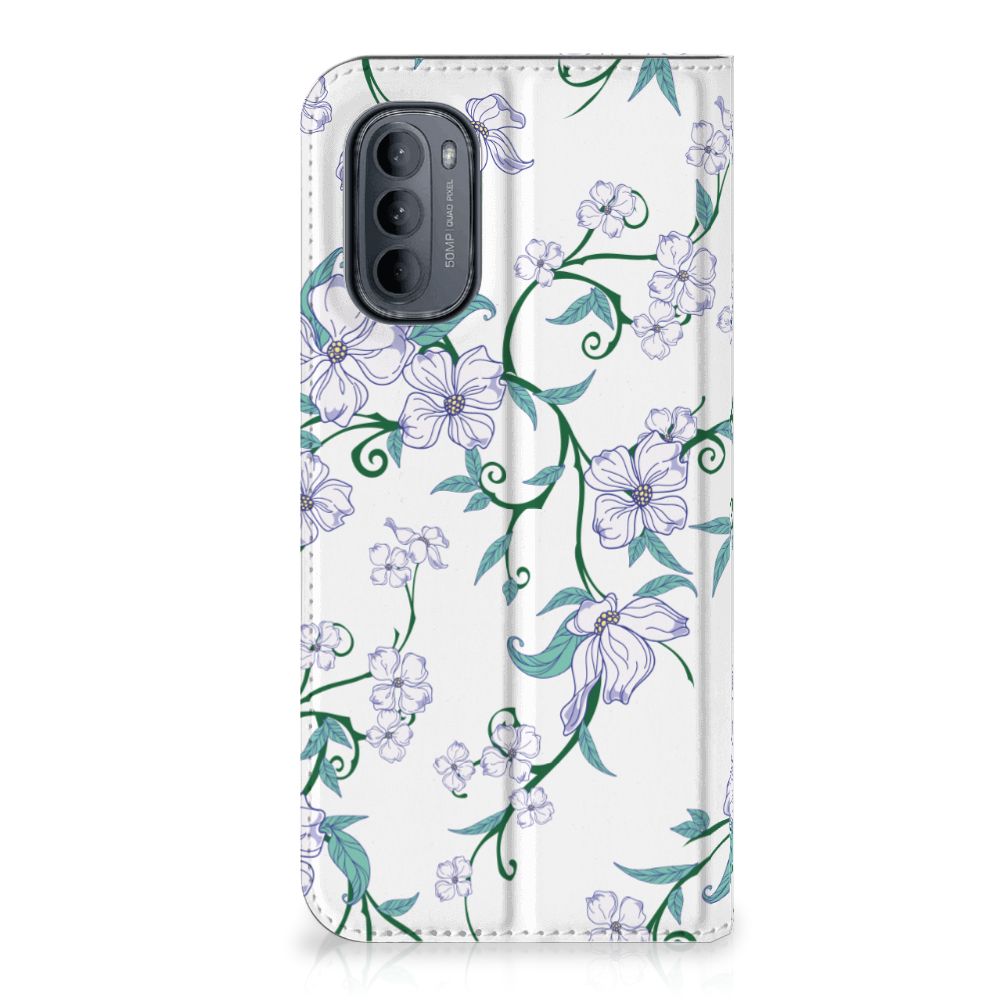 Motorola Moto G31 | G41 Uniek Smart Cover Blossom White - B2C Telecom