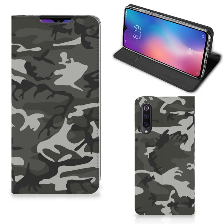 Xiaomi Mi 9 Hoesje met Magneet Army Light