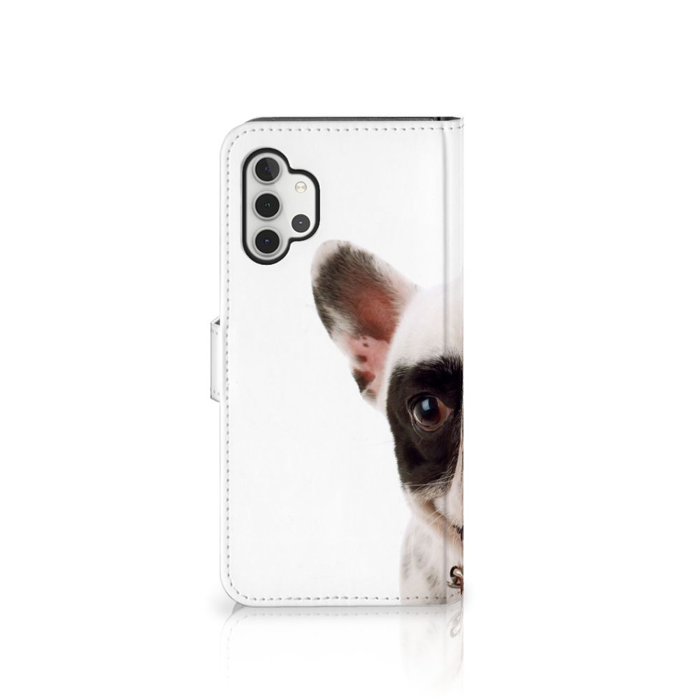 Samsung Galaxy A32 5G Telefoonhoesje met Pasjes Franse Bulldog
