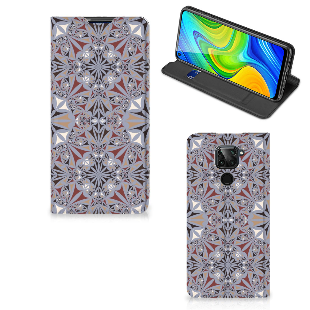 Xiaomi Redmi Note 9 Standcase Flower Tiles - B2C Telecom