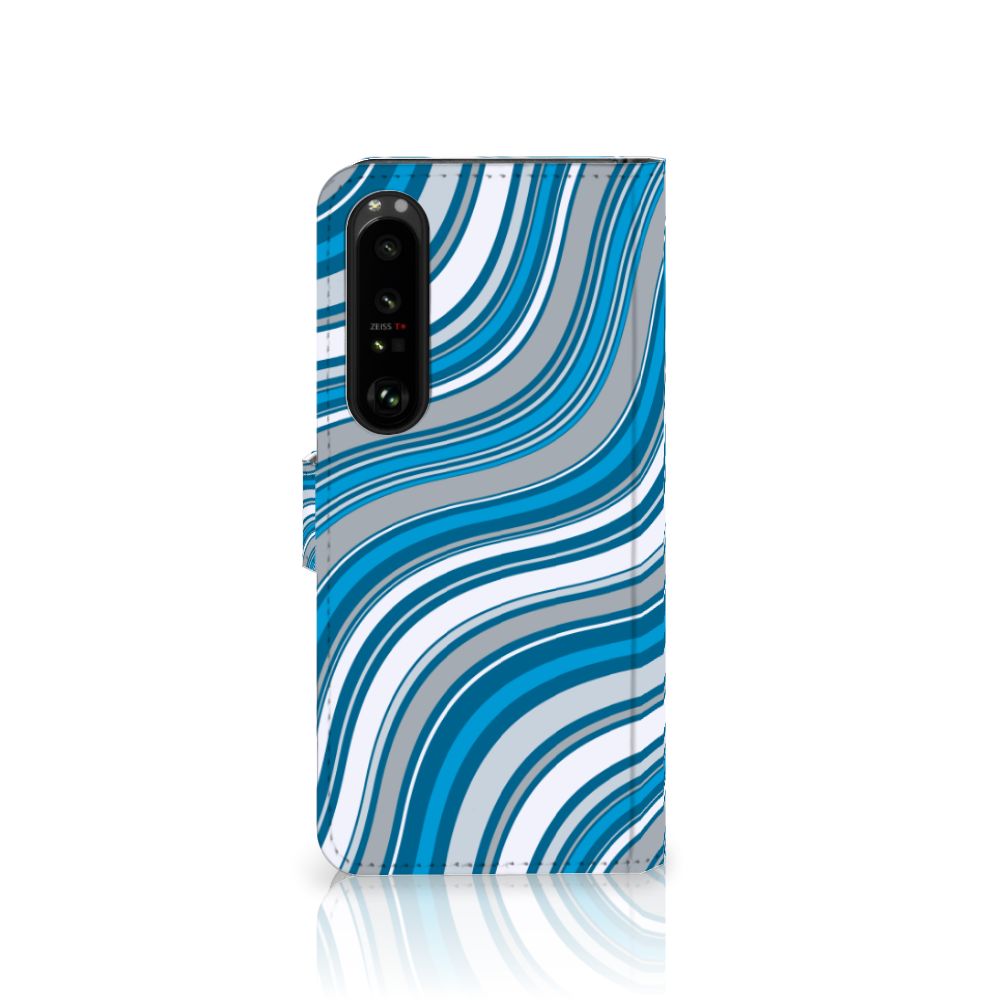 Sony Xperia 1 IV Telefoon Hoesje Waves Blue