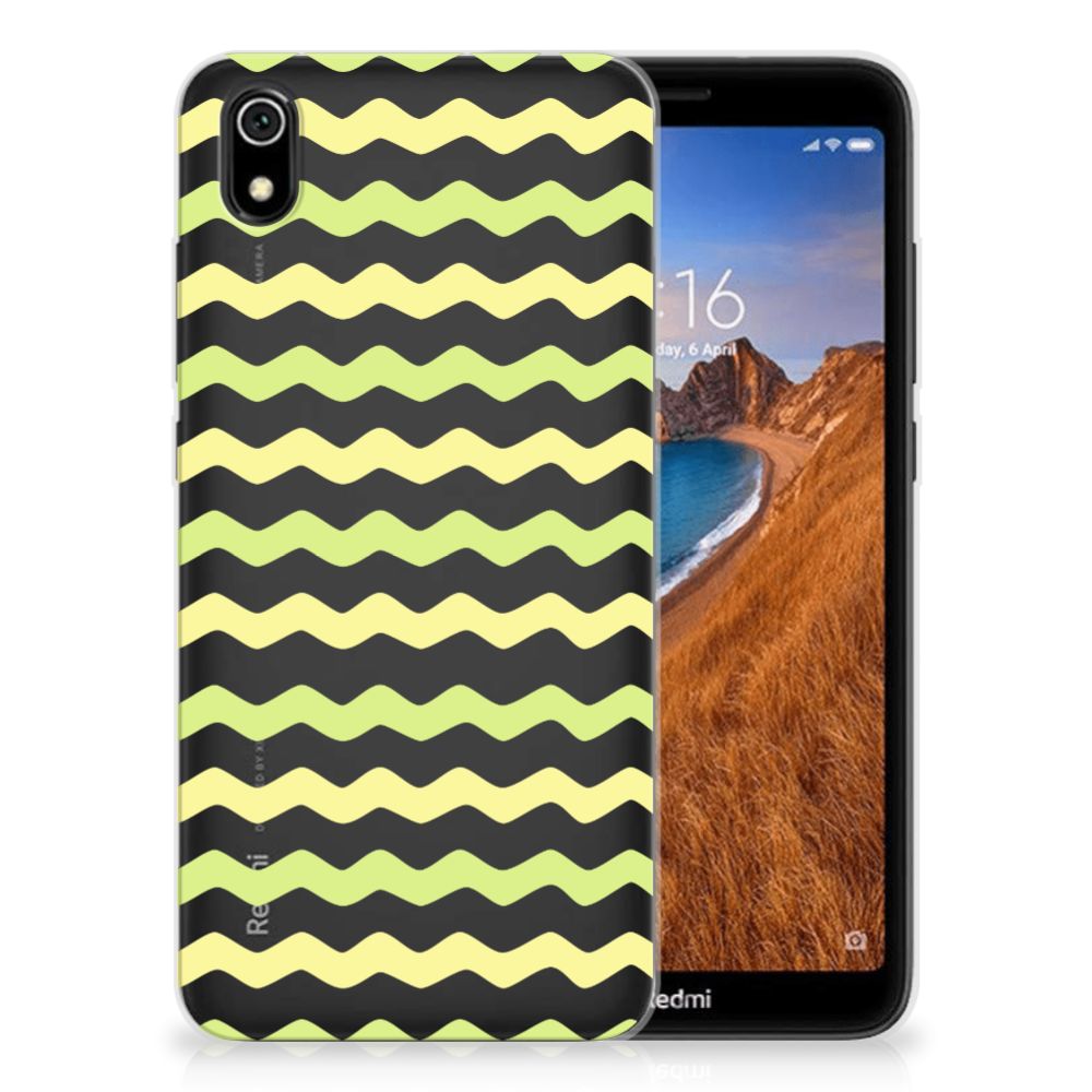 Xiaomi Redmi 7A TPU bumper Waves Yellow