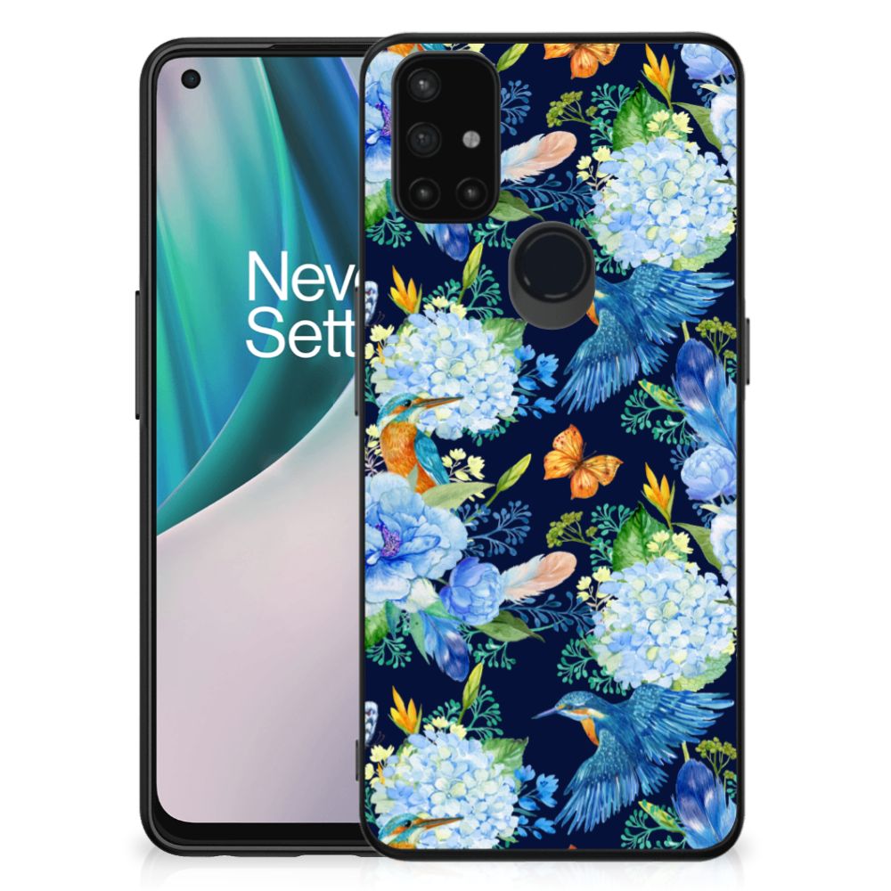 Dierenprint Telefoonhoesje voor OnePlus Nord N10 5G IJsvogel