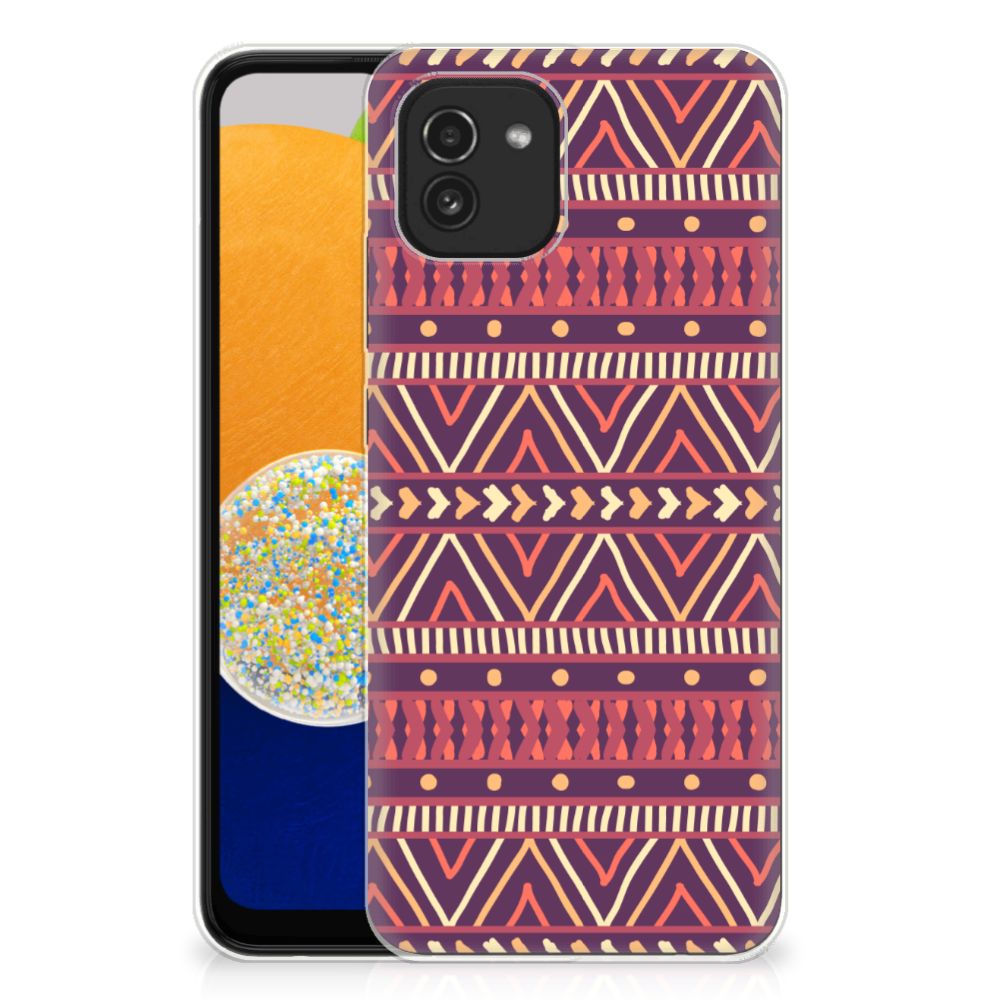 Samsung Galaxy A03 TPU bumper Aztec Paars B2C Telecom