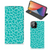 iPhone 12 Pro Max Bookcase Cracks Blue - B2C Telecom