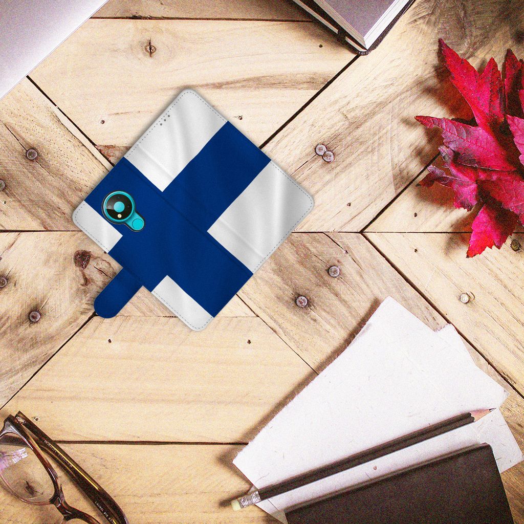 Nokia 3.4 Bookstyle Case Finland