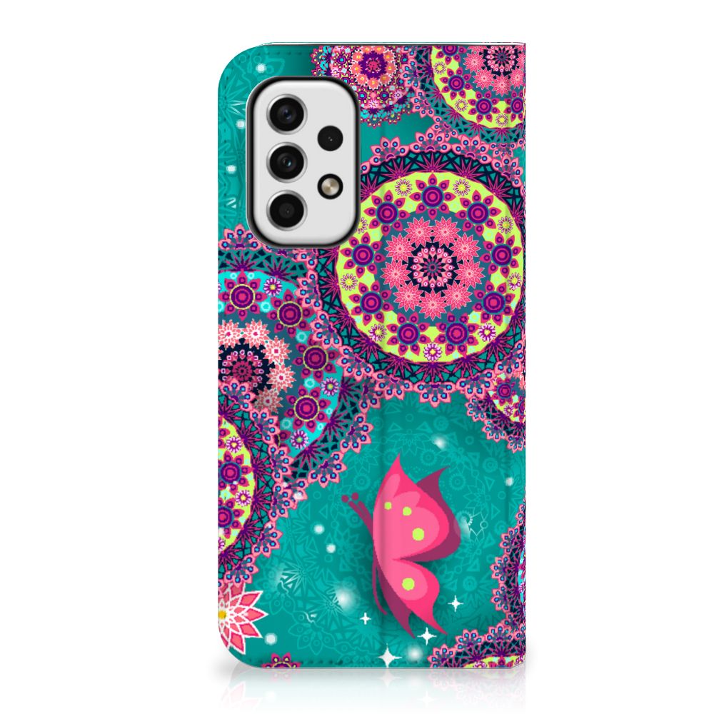 Samsung Galaxy A23 Bookcase Cirkels en Vlinders - B2C Telecom