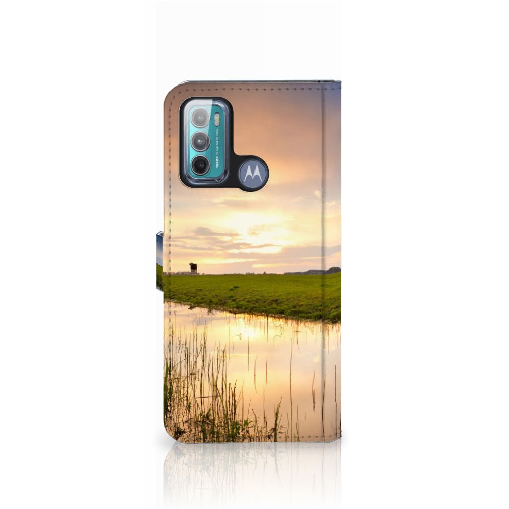 Motorola Moto G60 Telefoonhoesje met Pasjes Koe