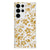 Samsung Galaxy S23 Ultra TPU Case Gouden Bloemen