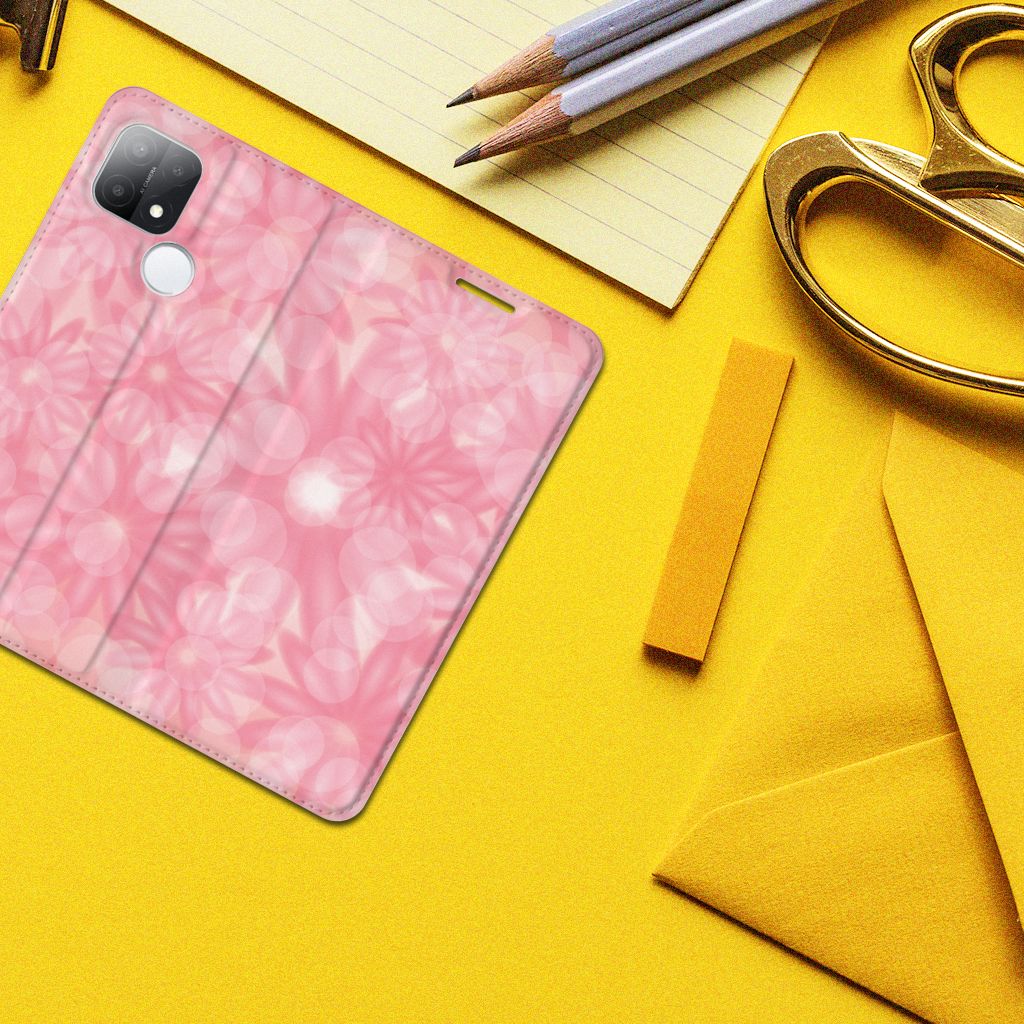 OPPO A15 Smart Cover Spring Flowers - B2C Telecom