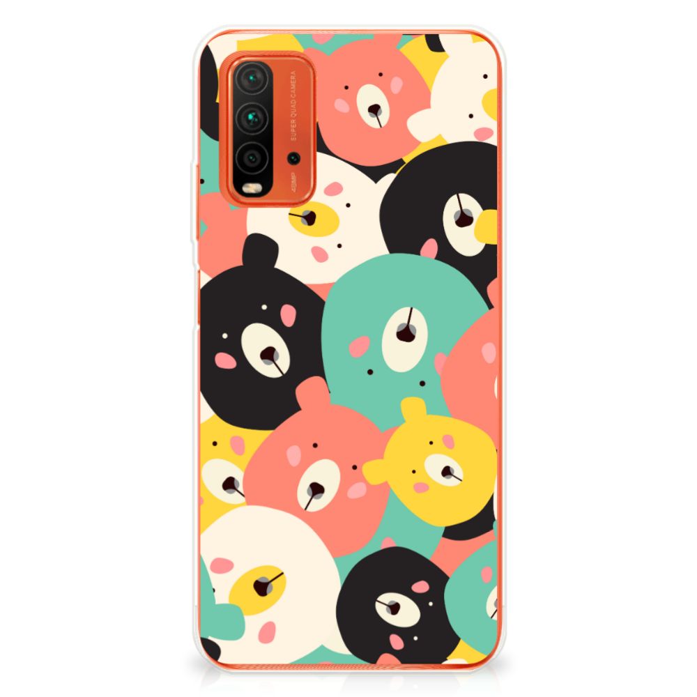 Xiaomi Poco M3 Telefoonhoesje met Naam Bears