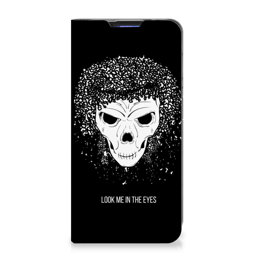 Mobiel BookCase Motorola Moto G Pro Skull Hair - B2C Telecom