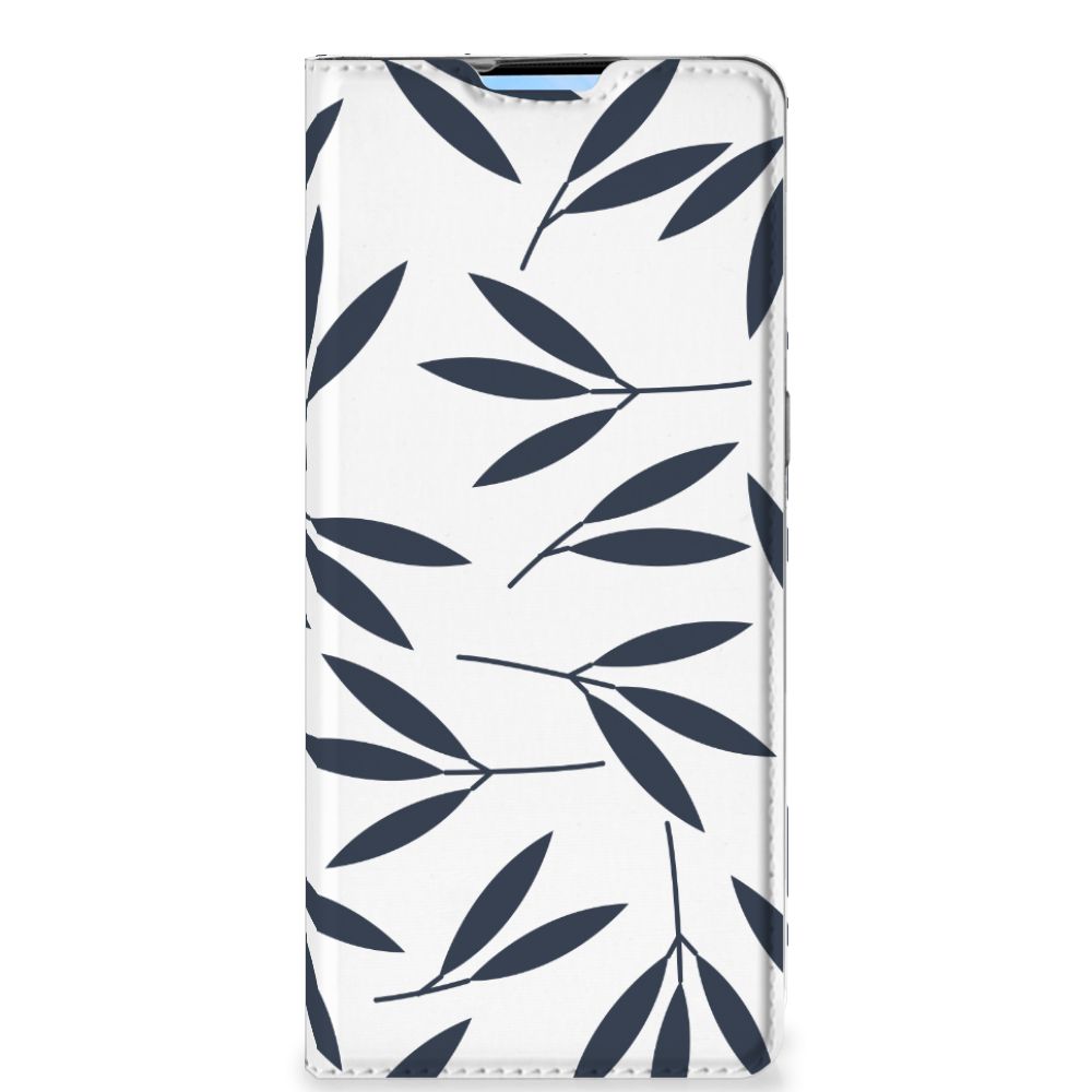 OPPO Reno4 Pro 5G Smart Cover Leaves Blue - B2C Telecom