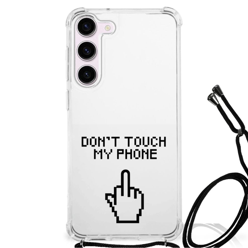 Samsung Galaxy S23 Anti Shock Case Finger Don't Touch My Phone B2C Telecom