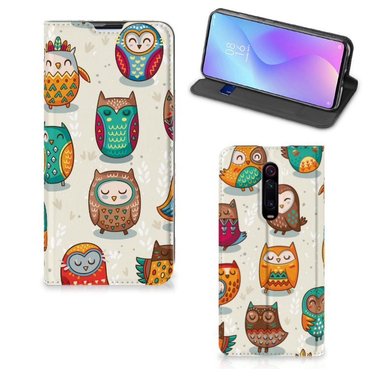 Xiaomi Redmi K20 Pro Hoesje maken Vrolijke Uilen - B2C Telecom
