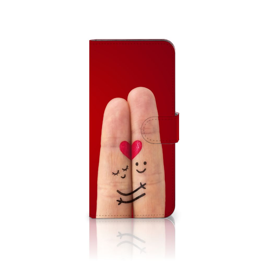 Motorola Edge 20 Lite Wallet Case met Pasjes Liefde - Origineel Romantisch Cadeau