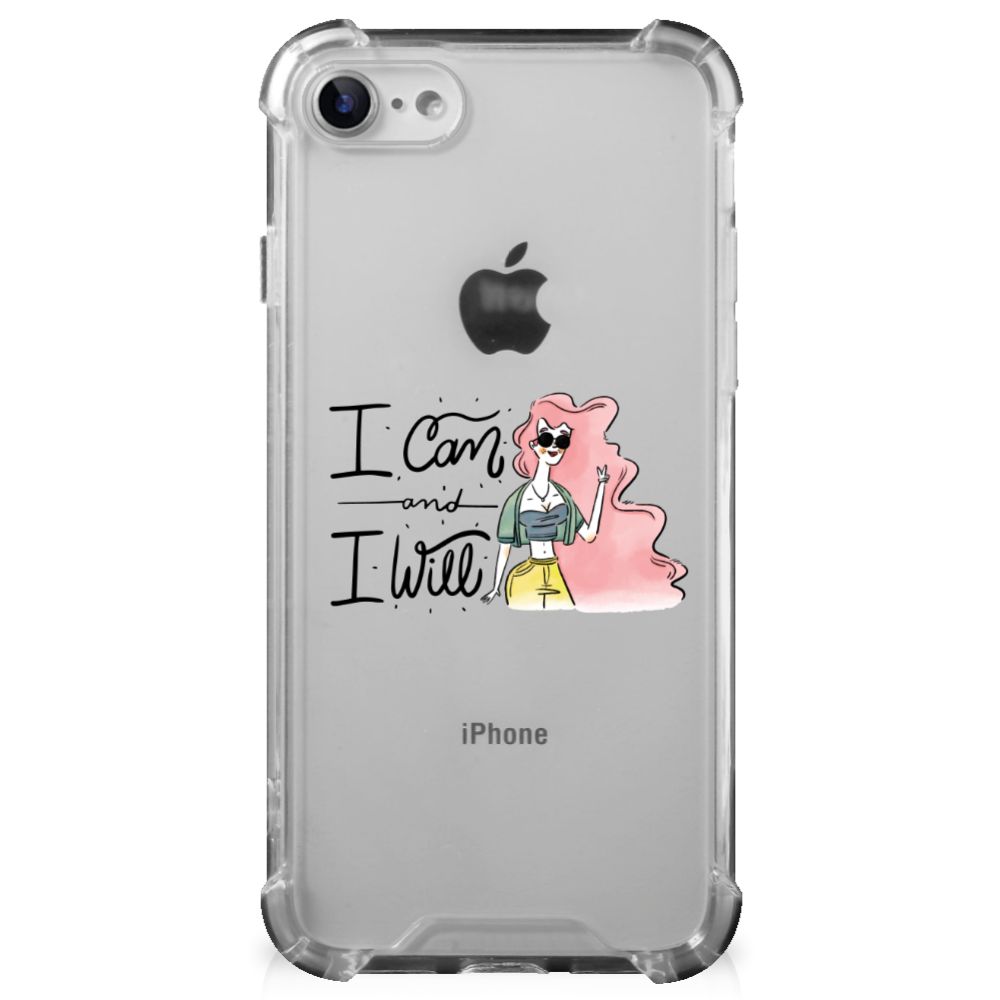 iPhone SE 2022/2020 | iPhone 8/7 Stevig Bumper Hoesje i Can