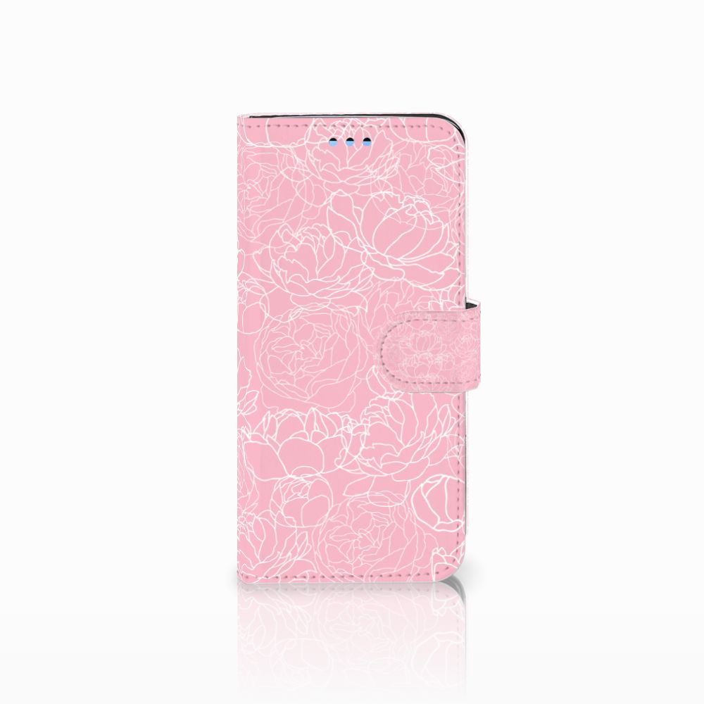 Samsung Galaxy S9 Hoesje White Flowers