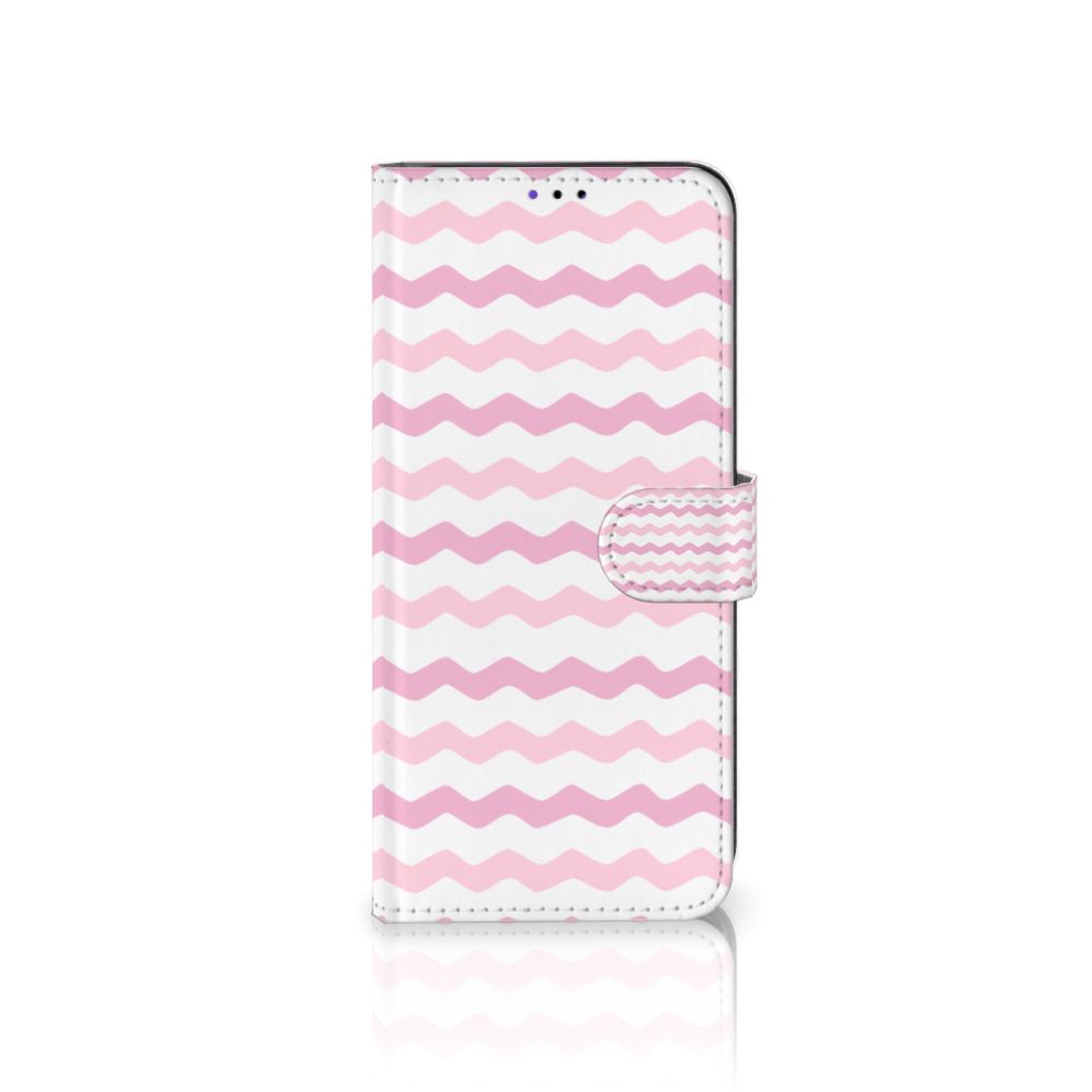 Samsung Galaxy A22 5G Telefoon Hoesje Waves Roze