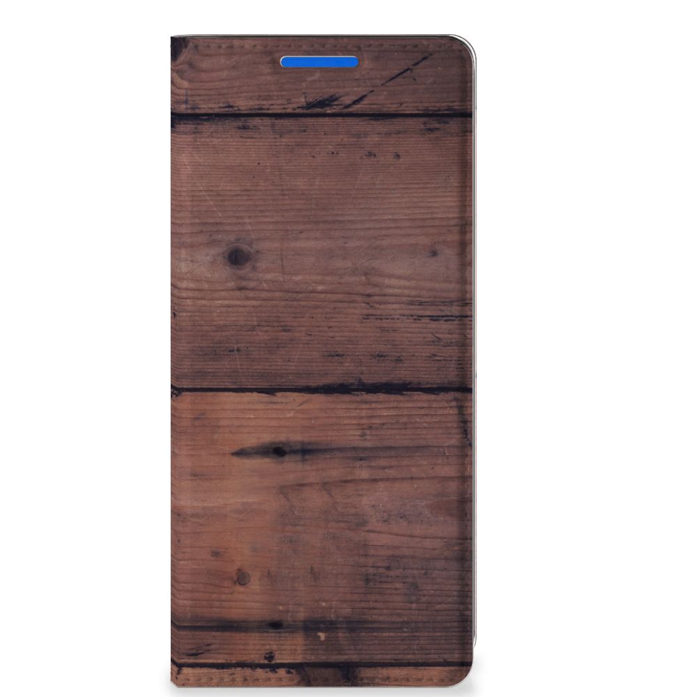 OPPO Reno 6 Pro Plus 5G Book Wallet Case Old Wood - B2C Telecom