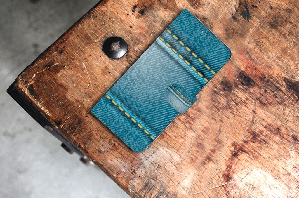 Nokia 5.3 Wallet Case met Pasjes Jeans