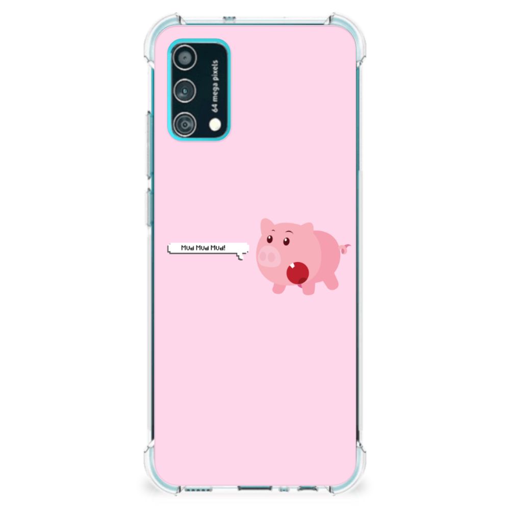 Samsung Galaxy M02s | A02s Stevig Bumper Hoesje Pig Mud B2C Telecom