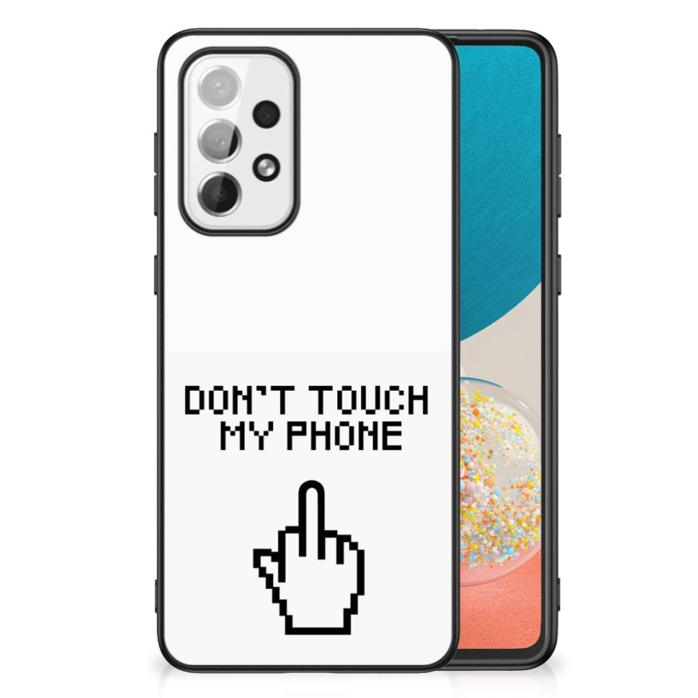 Samsung Galaxy A73 Telefoon Hoesje Finger Don't Touch My Phone B2C Telecom