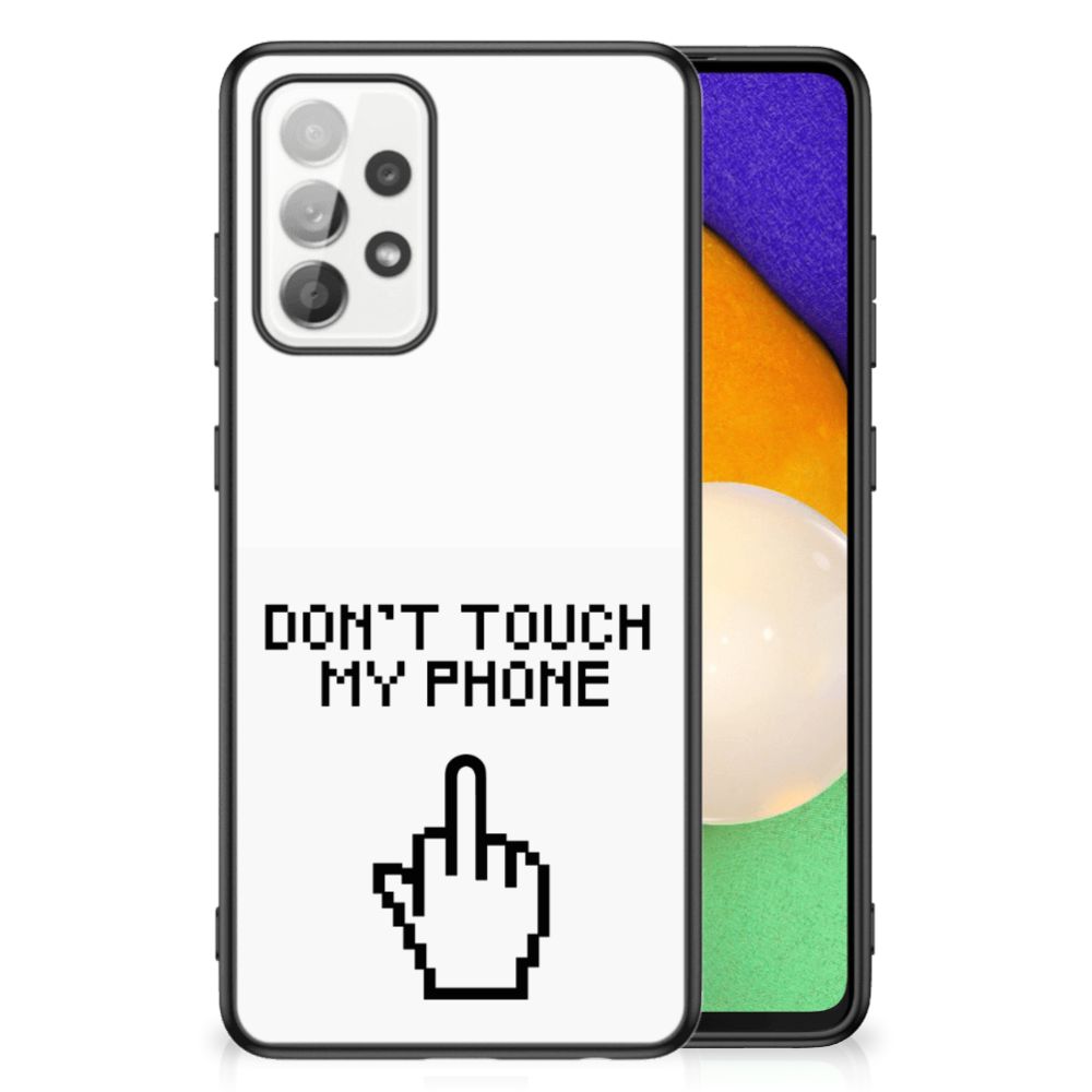 Samsung Galaxy A52 | A52s (5G/4G) Telefoon Hoesje Finger Don't Touch My Phone