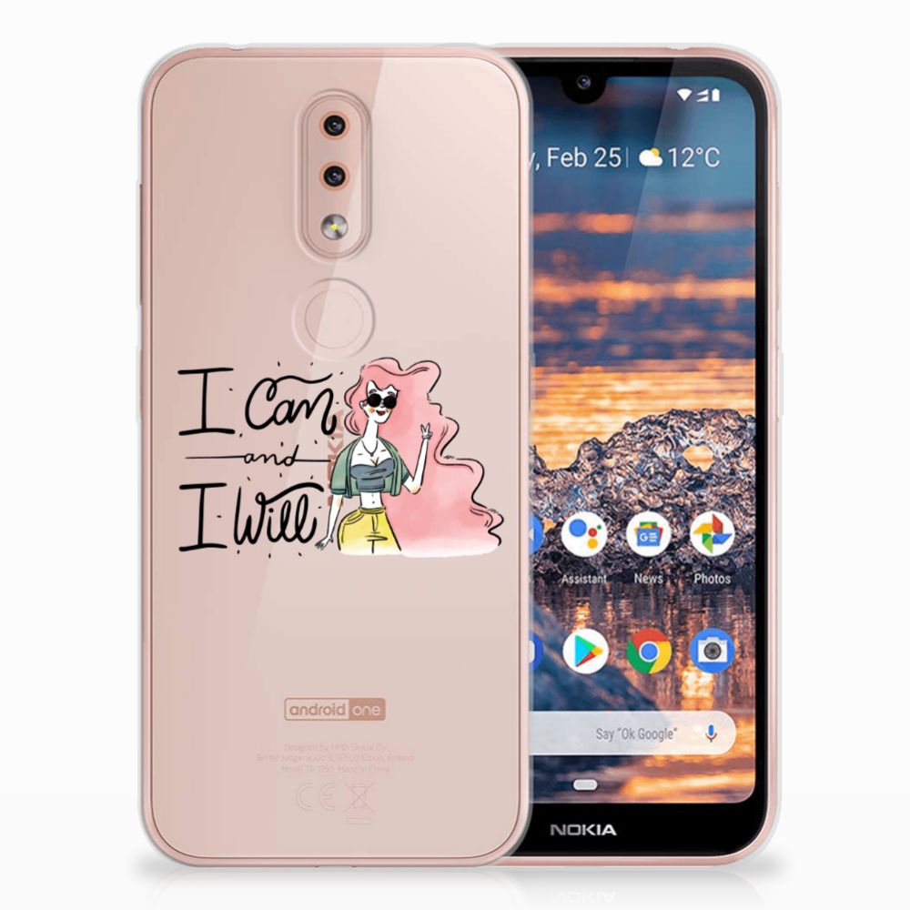 Nokia 4.2 Telefoonhoesje met Naam i Can