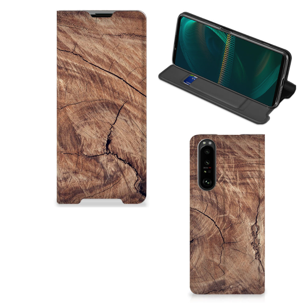 Sony Xperia 5 III Book Wallet Case Tree Trunk